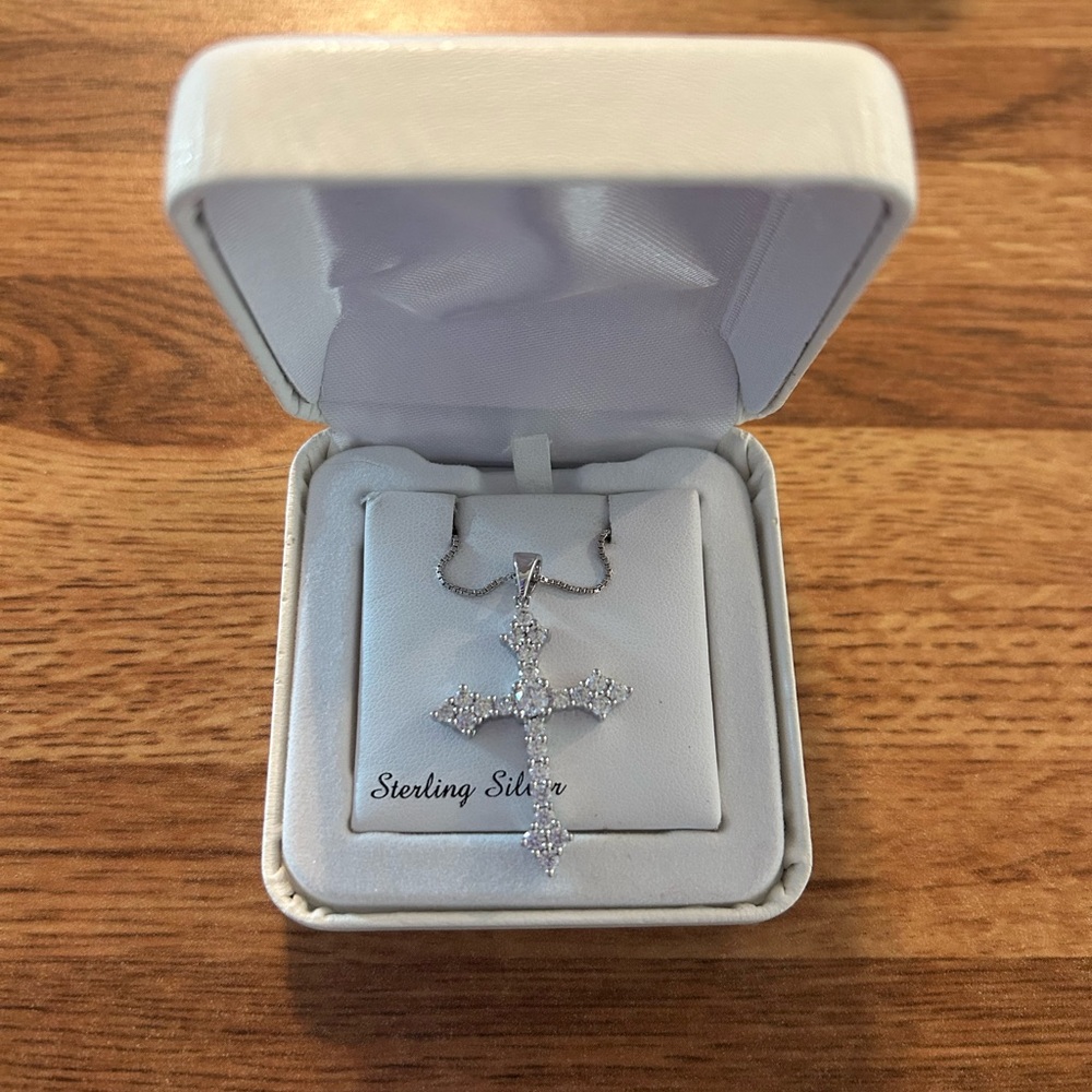 Sterling Silver Cross Necklace